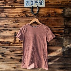 ZENANA | Rust Mauve Light Brown T-Shirt XL